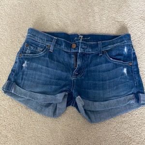 7 For All Mankind Shorts Size 25